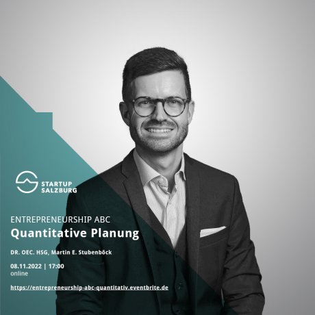 Martin Stubenböck, Entrepreneurship ABC Quantitative Finanzplanung